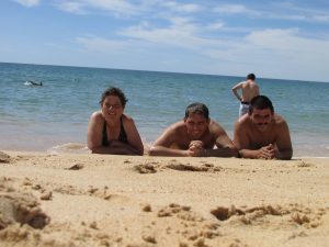 Grupo do GANHAR ASAS na praia