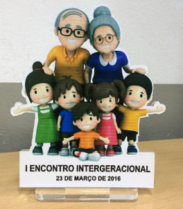 Encontro Intergeracional - Lembrança a entregar aos participantes do evento