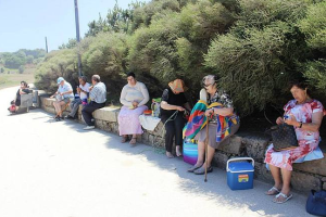 Clientes dos Espaços de Convívio em visita à praia