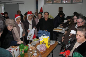 Lanche-convívio no II Encontro de Natal dos Espaços de Convívio