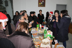 Lanche-convívio no II Encontro de Natal dos Espaços de Convívio