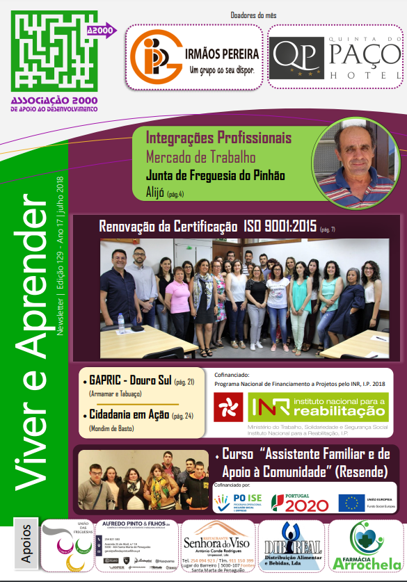 Capa Newsletter Julho 2018