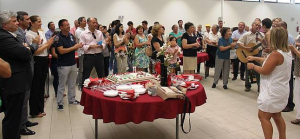 15º Aniversário da A2000 - Convidados da festa cantam parabéns