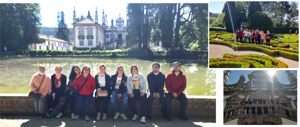 Formandos da A2000 em visita ao Palácio de Mateus